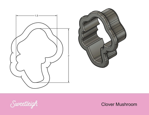 Mushroom 2021 Cookie Cutter - Sweetleigh