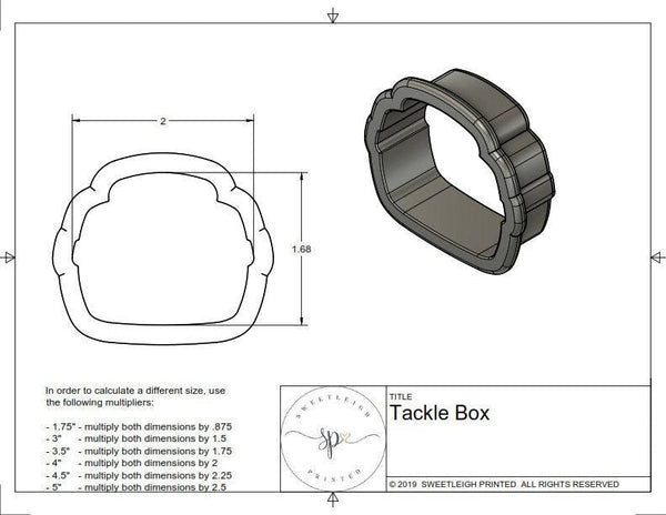 Tackle Box Cookie Cutter