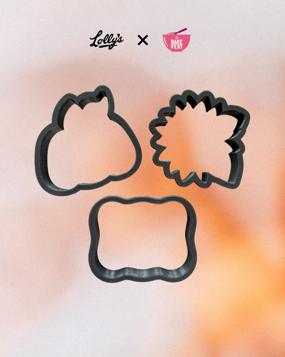 Lolly's Home Kitchen BAKEFEST Cookie Cutter Set