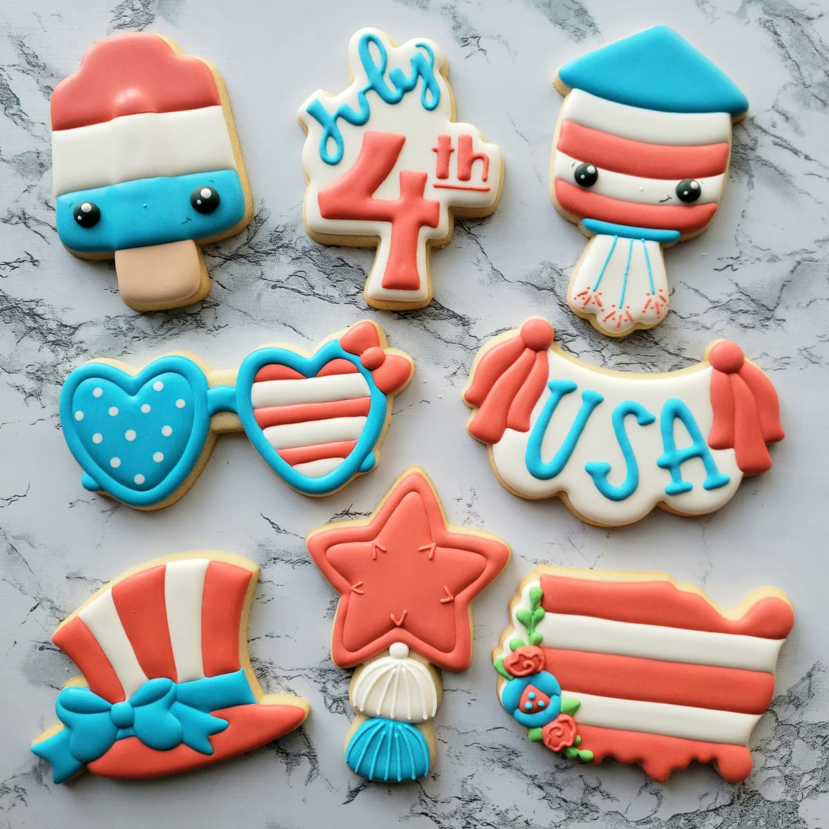 Paper Street Parlour 4th of July Cookie Cutter Class Set