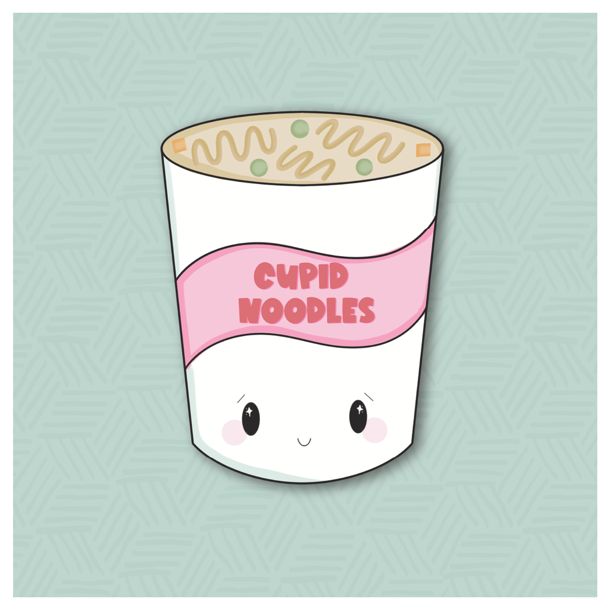 Kawaii Cup Noodle Cookie Cutter