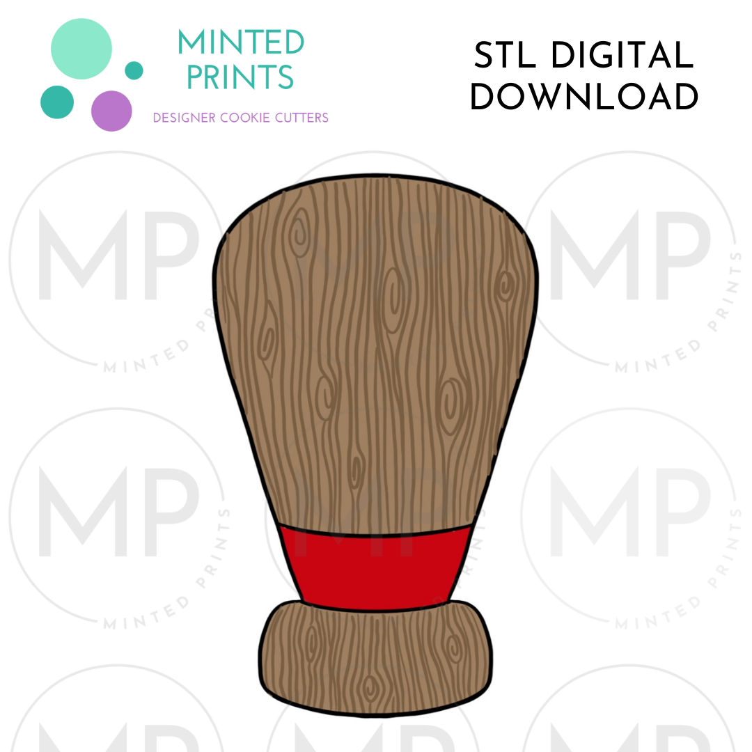 Baseball Bat Cookie Cutter STL DIGITAL DOWNLOAD