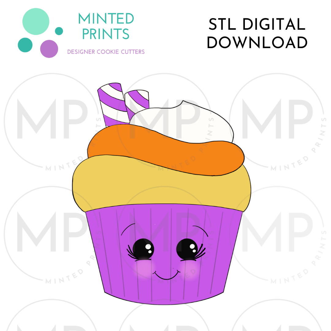 Cupcake Cookie Cutter STL DIGITAL DOWNLOAD