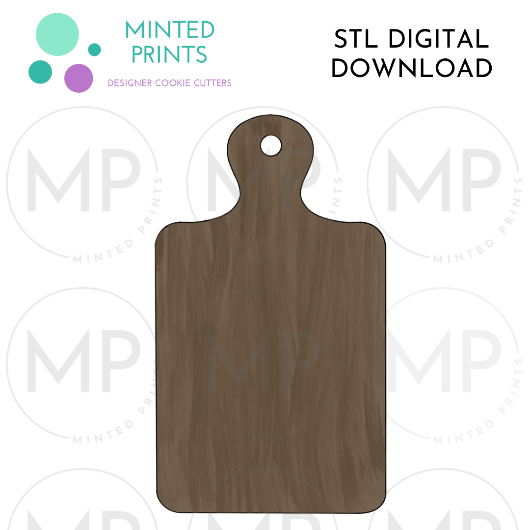 Charcuterie Board Cookie Cutter STL DIGITAL DOWNLOAD