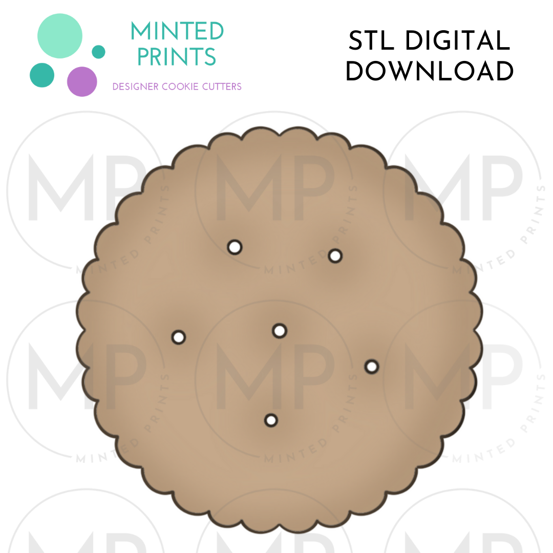 Cracker Cookie Cutter STL DIGITAL DOWNLOAD