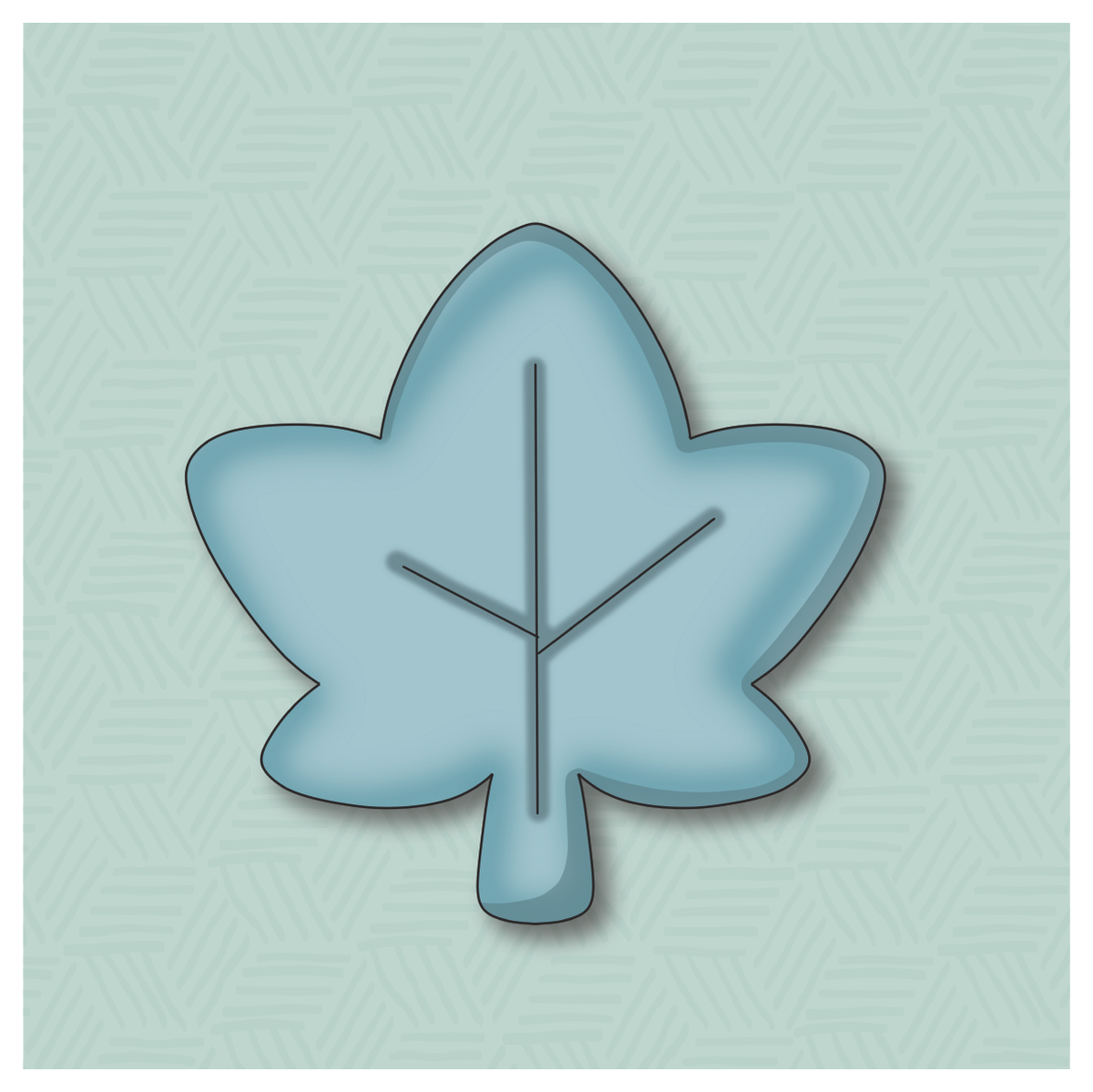 Basic Leaf 2 Cookie Cutter