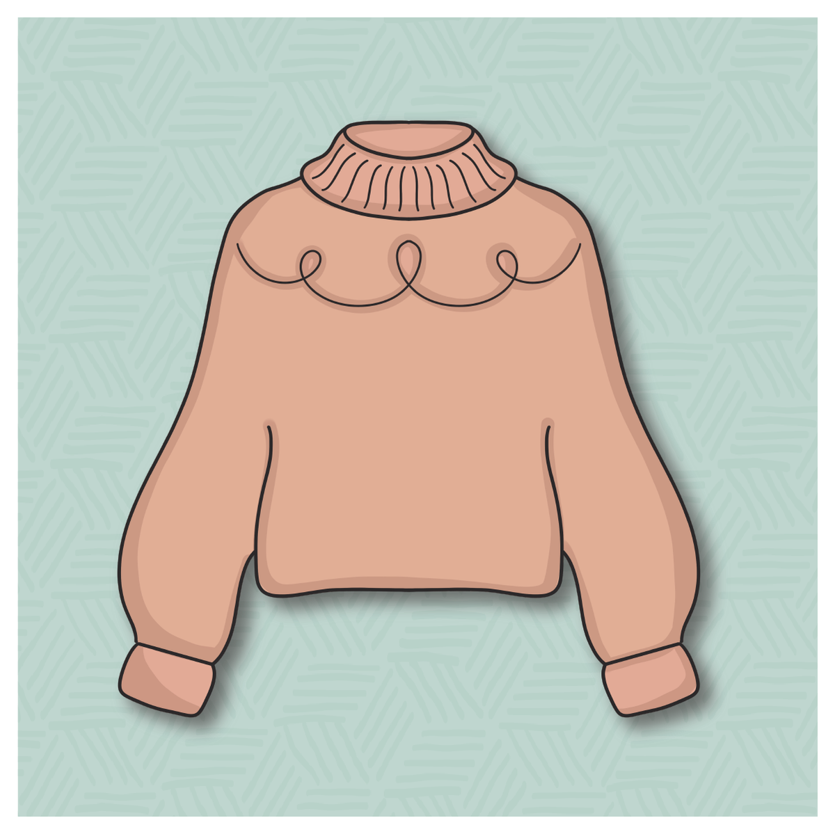 Basic Sweater 1 Cookie Cutter