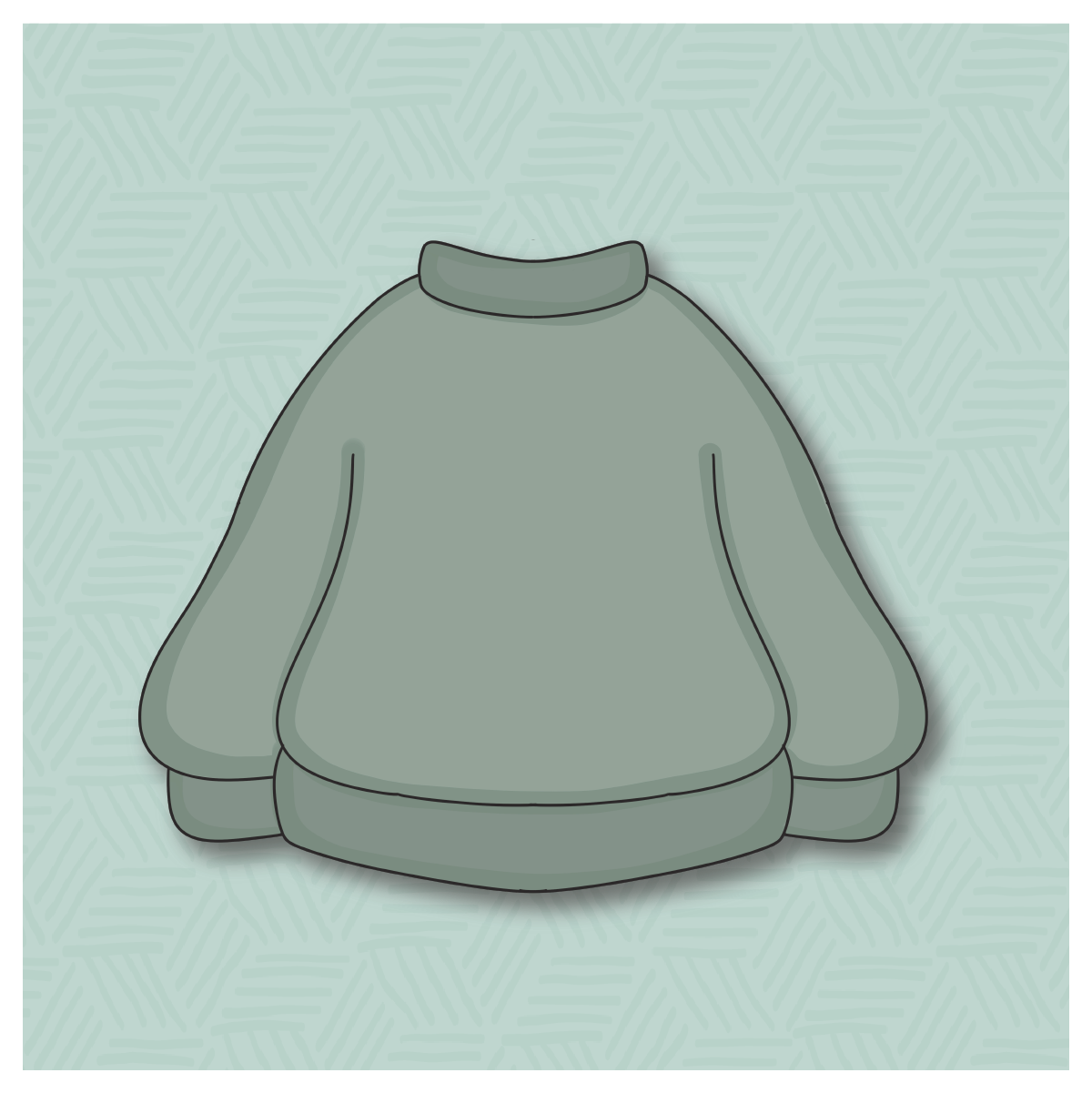 Basic Sweater 2 Cookie Cutter