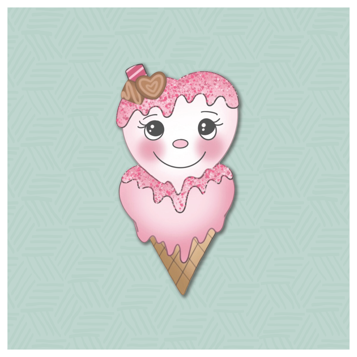 Heart Cone Cookie Cutter by MinnieCakes