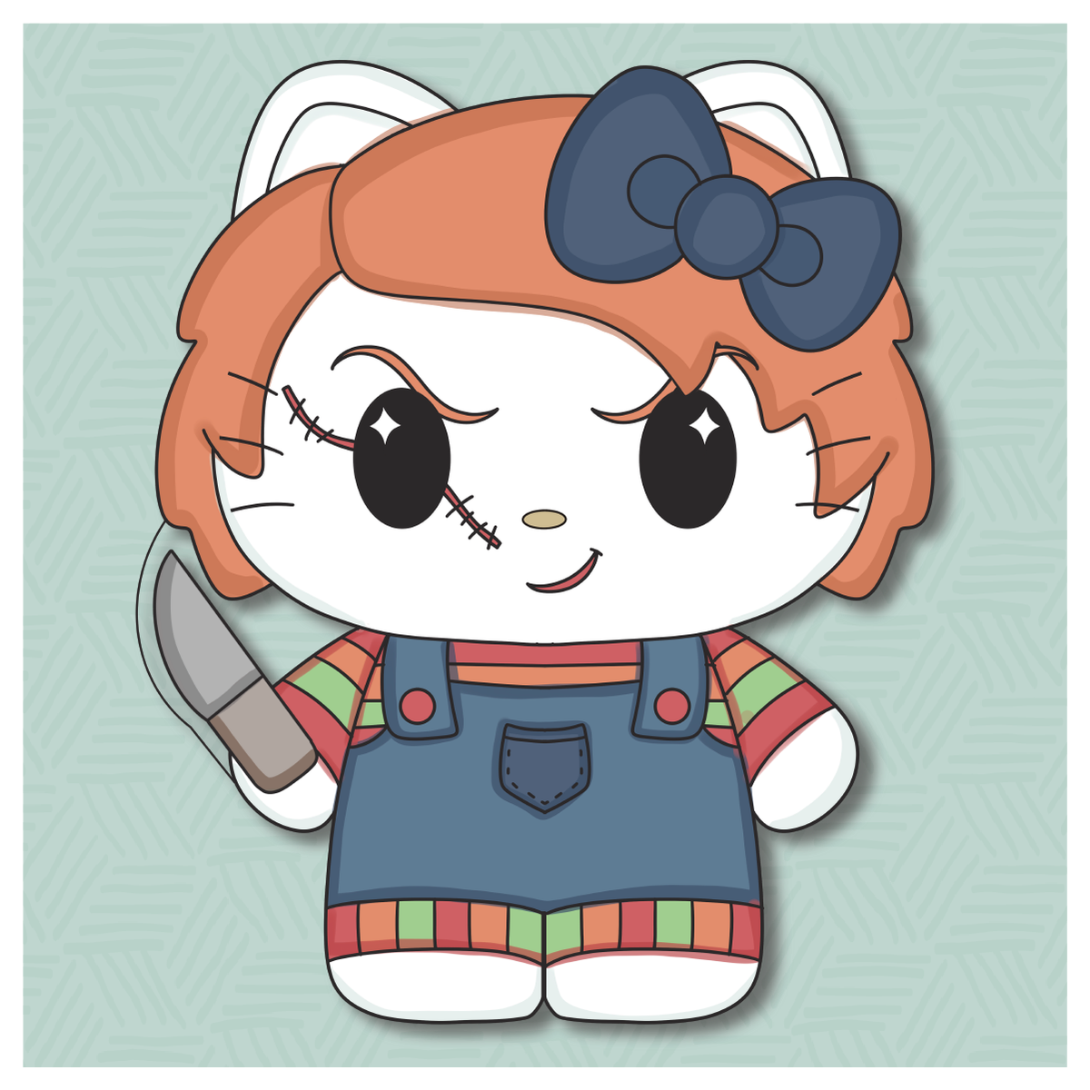 Chucky Kitty Cookie Cutter