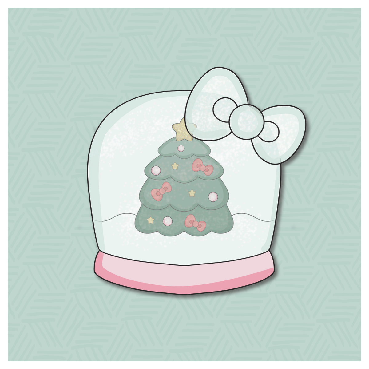 Kitty Snowglobe 2 Cookie Cutter