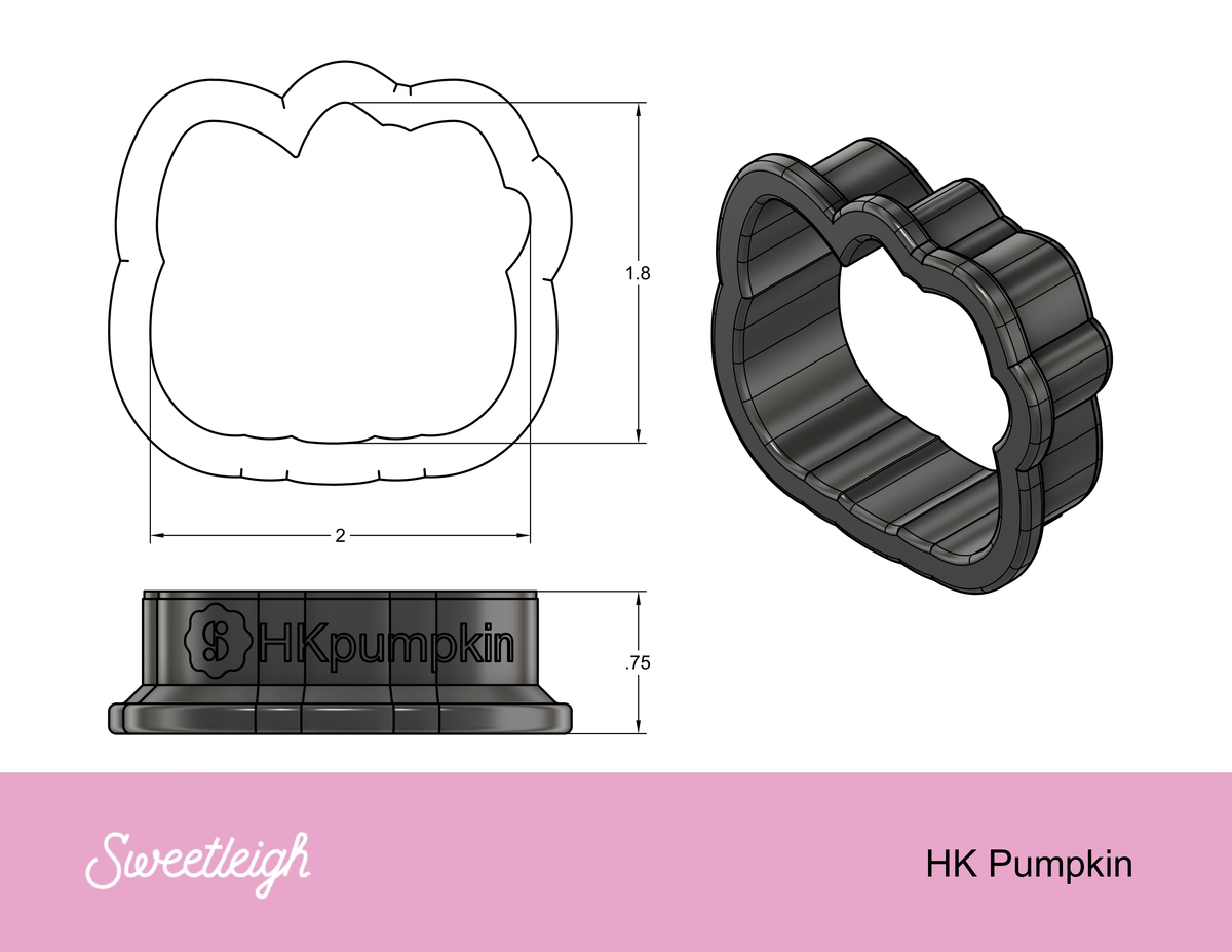 Kitty Pumpkin Cookie Cutter