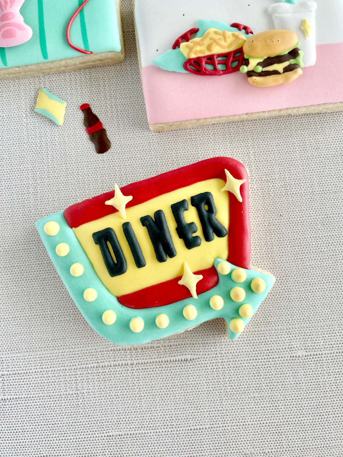 Lolly&#39;s Home Kitchen Diner Sign  Cookie Cutter