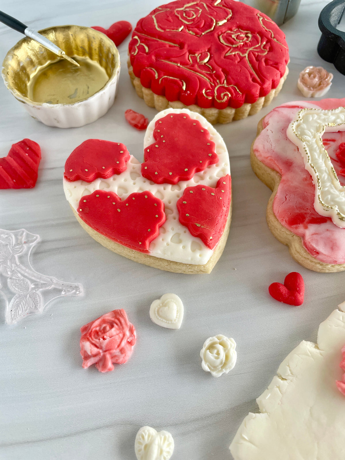 Lolly&#39;s Home Kitchen In Love with Rolled Buttercream Cookie Cutter Set