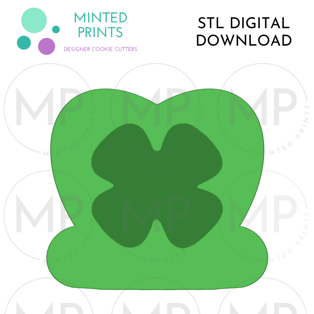 Leprechaun Hat Charm Cookie Cutter STL DIGITAL DOWNLOAD