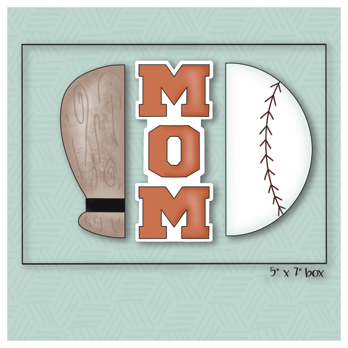 Sports Mom Baseball Cookie Cutter Set