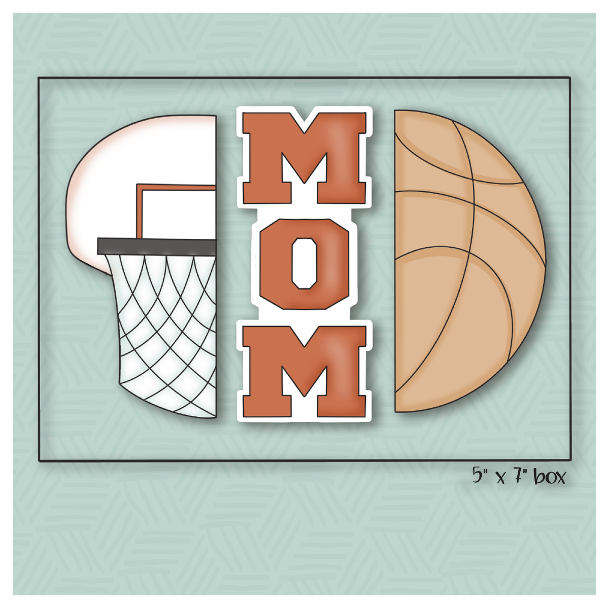 Sports Mom Basketball Cookie Cutter Set