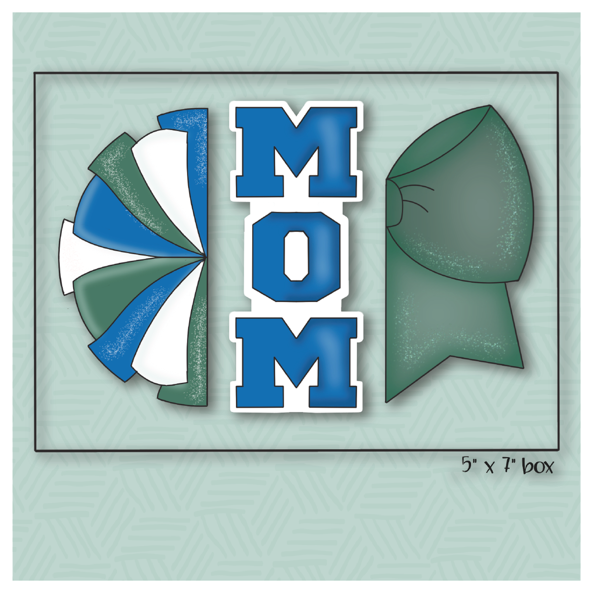Sports Mom Cheer Cookie Cutter Set