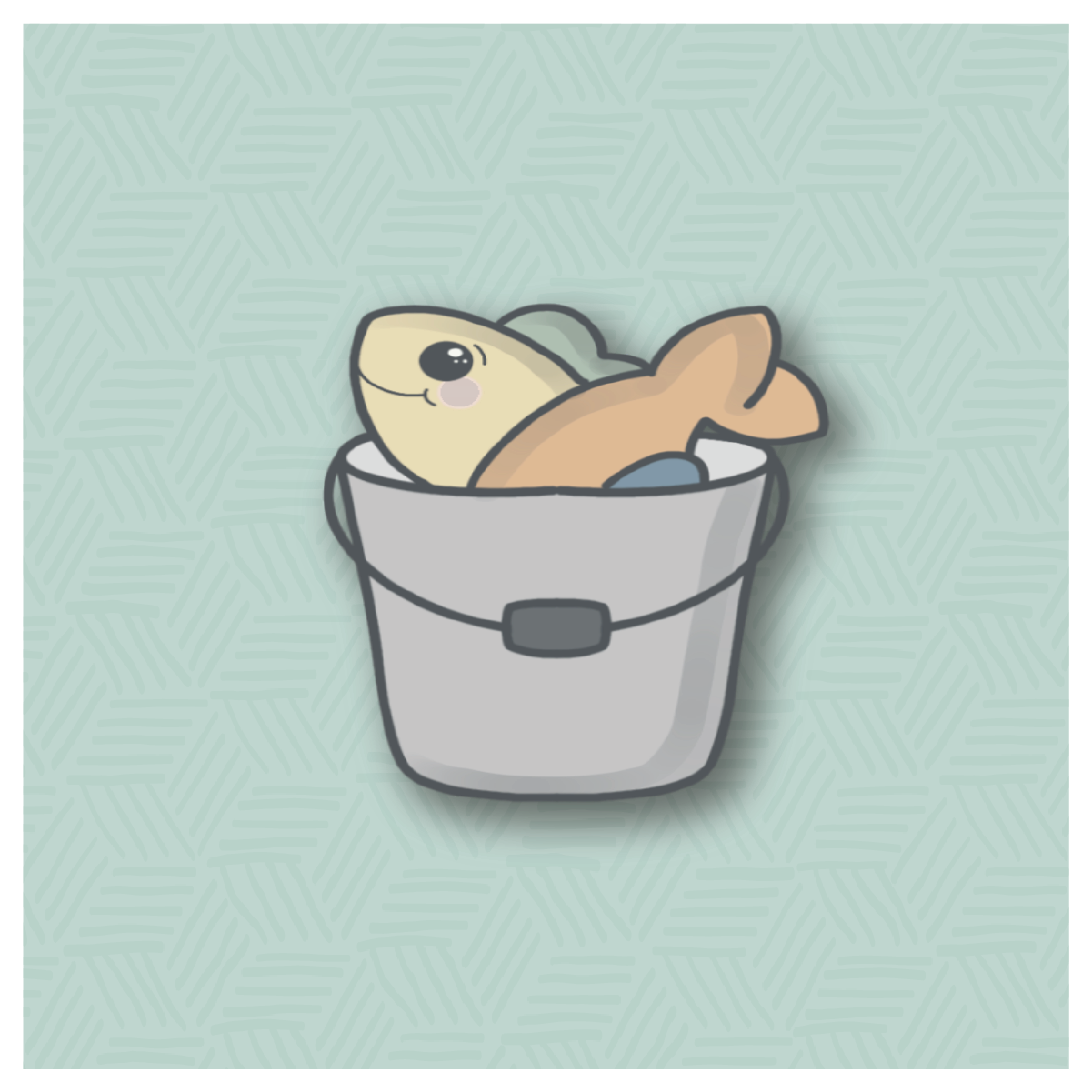 Chubby Fish Bucket Cookie Cutter - Sweetleigh