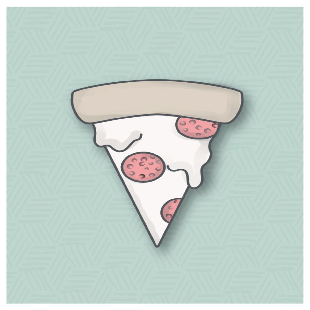 Chubby Pizza Slice Cookie Cutter