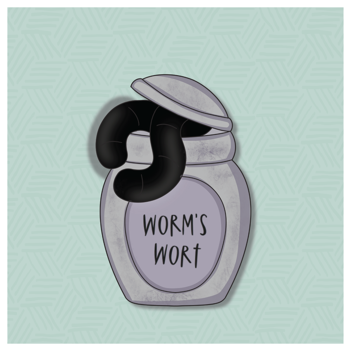 Worm&#39;s Wort Cookie Cutter