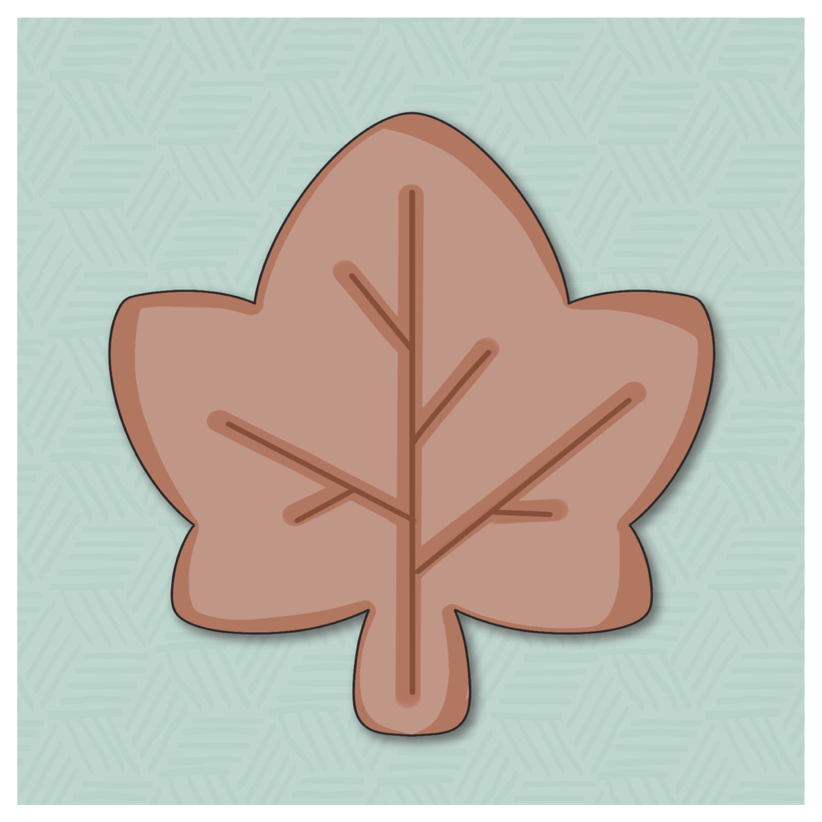 Chubby Leaf 2024 Cookie Cutter