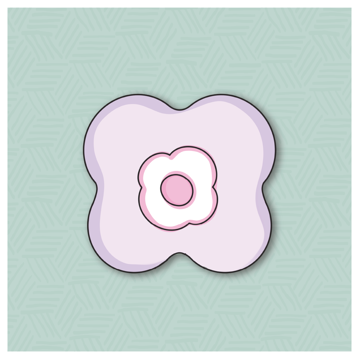 Hello Blossom Bloom Cookie Cutter