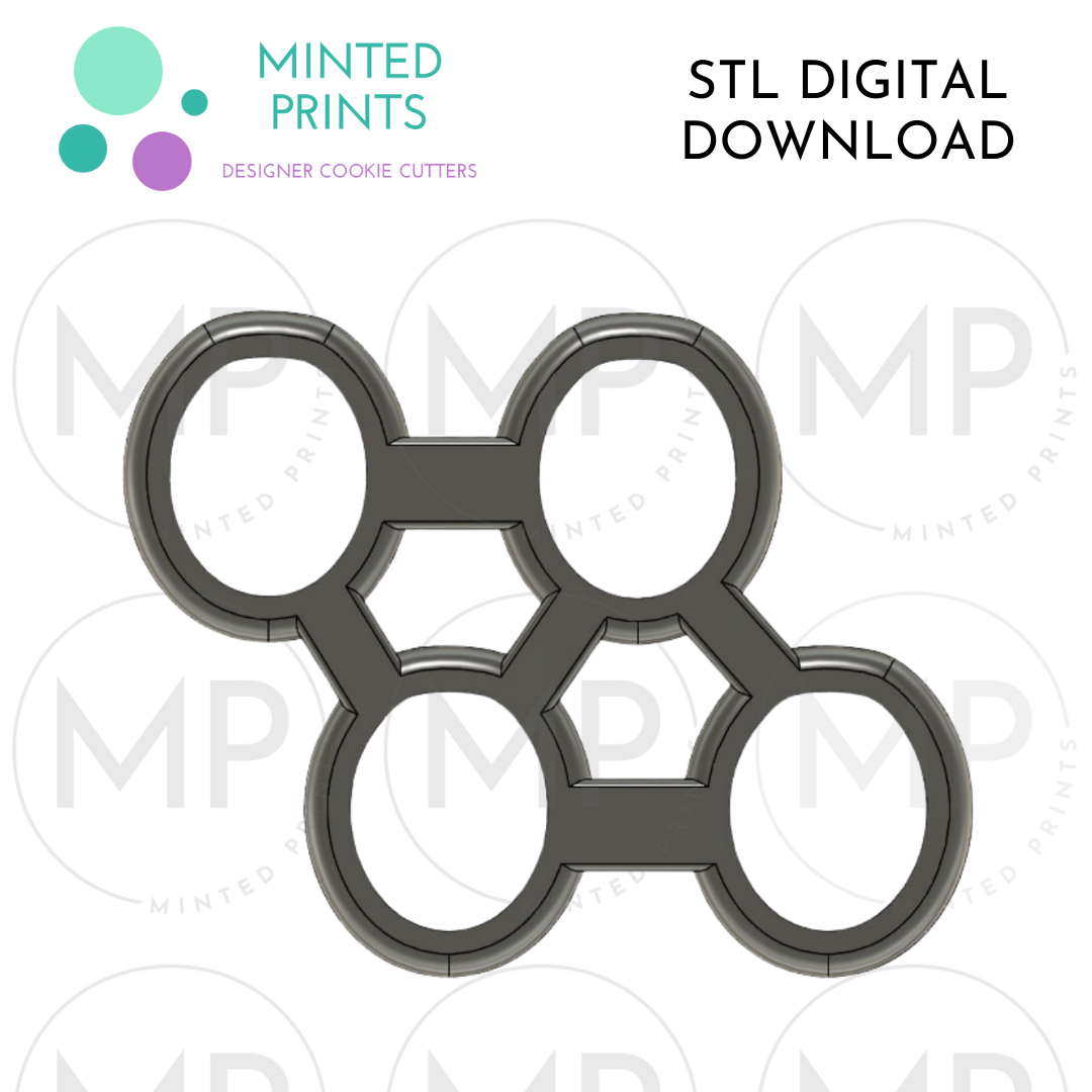 Olive Cookie Cutter STL DIGITAL DOWNLOAD