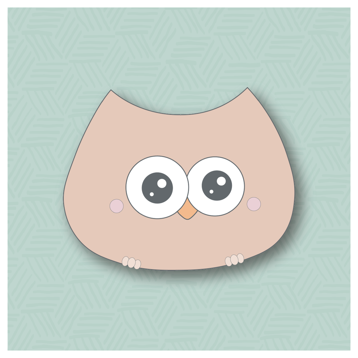 Owl Face Cookie Cutter
