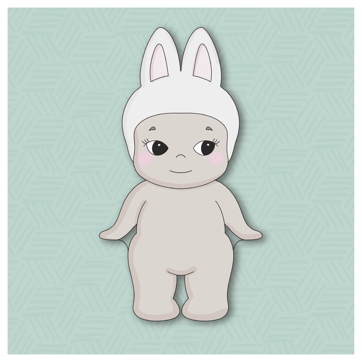 Sonny Angel Bunny Cookie Cutter