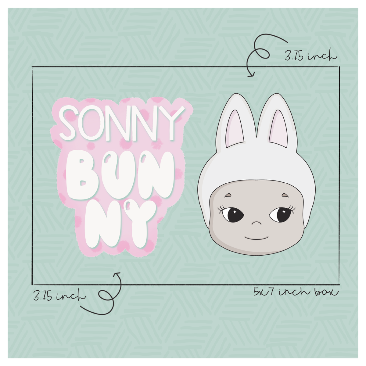 Sonny Bunny 2 Piece Cookie Cutter Set