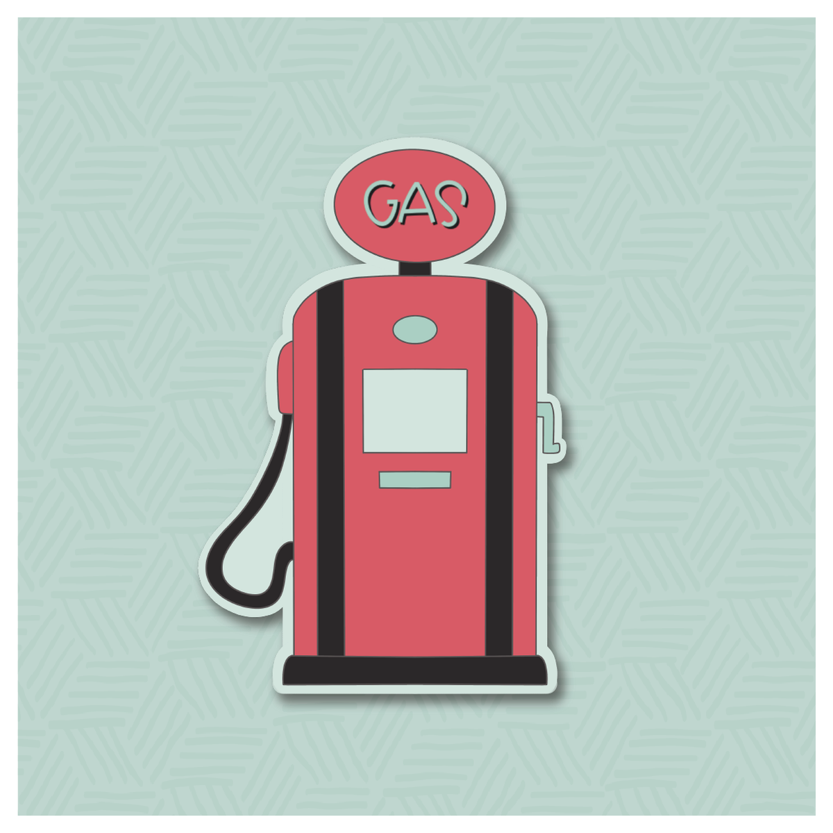 Gas Pump Cookie Cutter