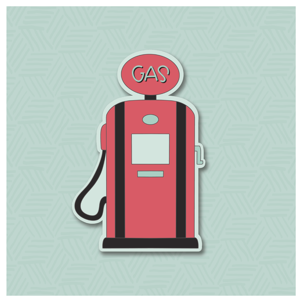 Gas Pump Cookie Cutter - Sweetleigh