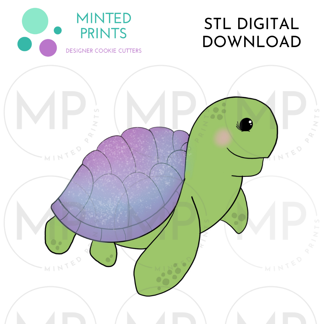Sea Turtle Cookie Cutter STL DIGITAL DOWNLOAD