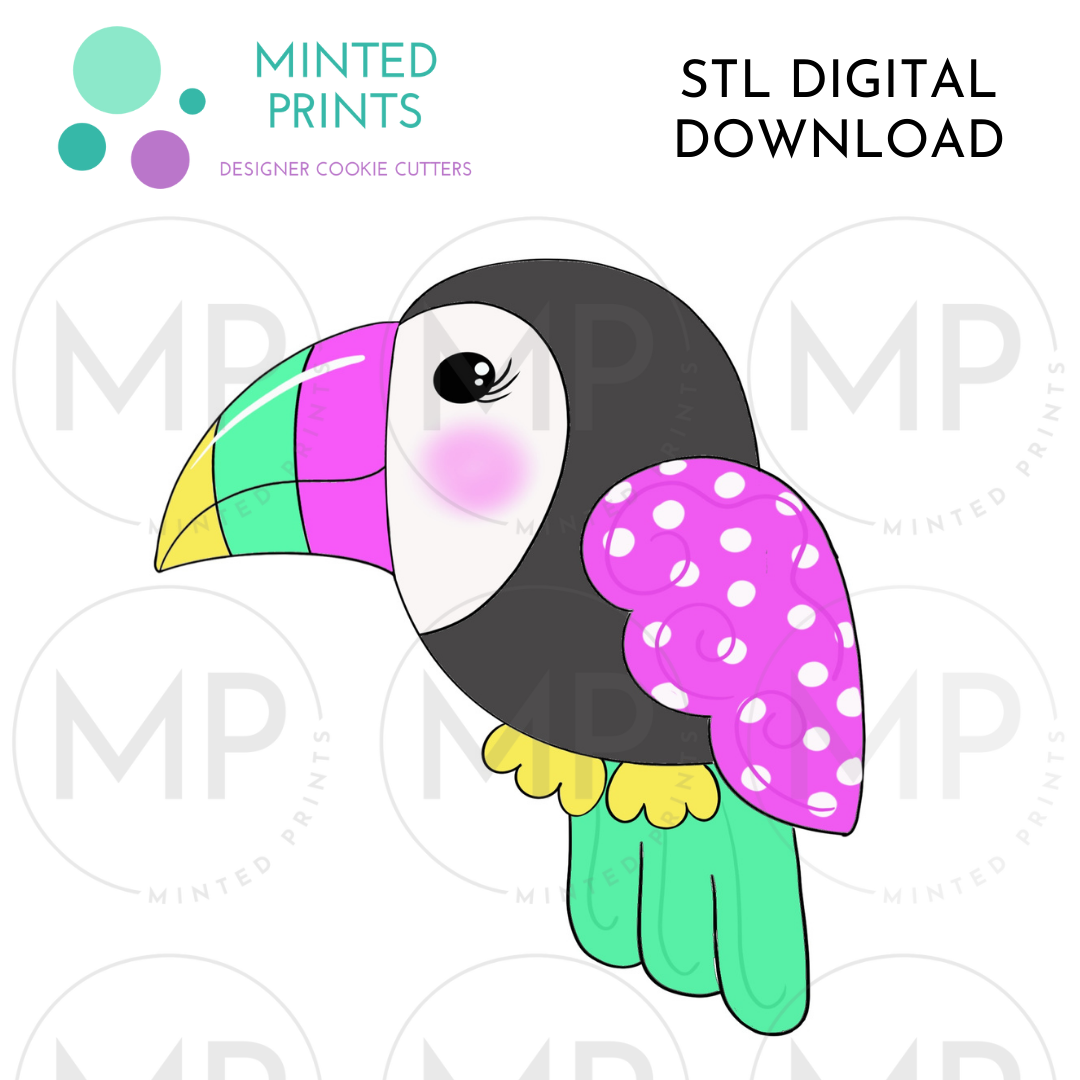 Toucan Cookie Cutter STL DIGITAL DOWNLOAD