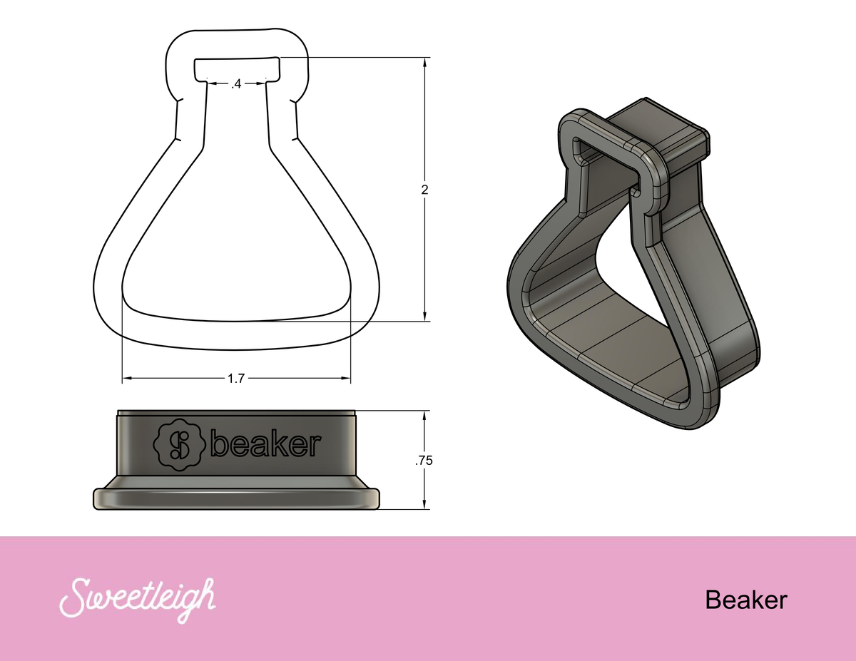 Beaker Cookie Cutter