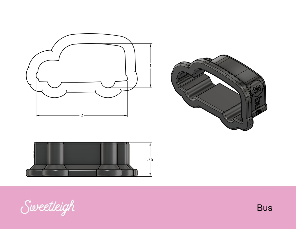 Bus Cookie Cutter