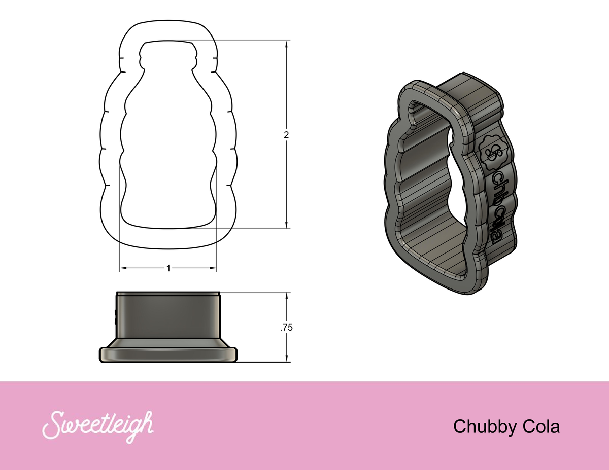 Chubby Cola Cookie Cutter