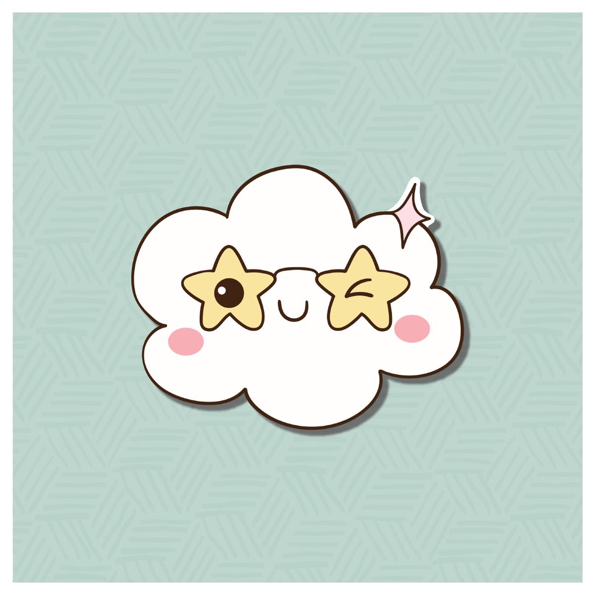 Cloud Cutie Cookie Cutter