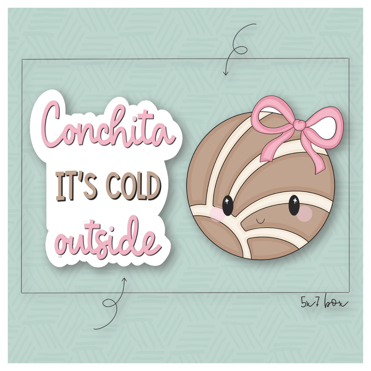 &quot;Conchita It&#39;s Cold Outside&quot; 2 Piece Cookie Cutter Set