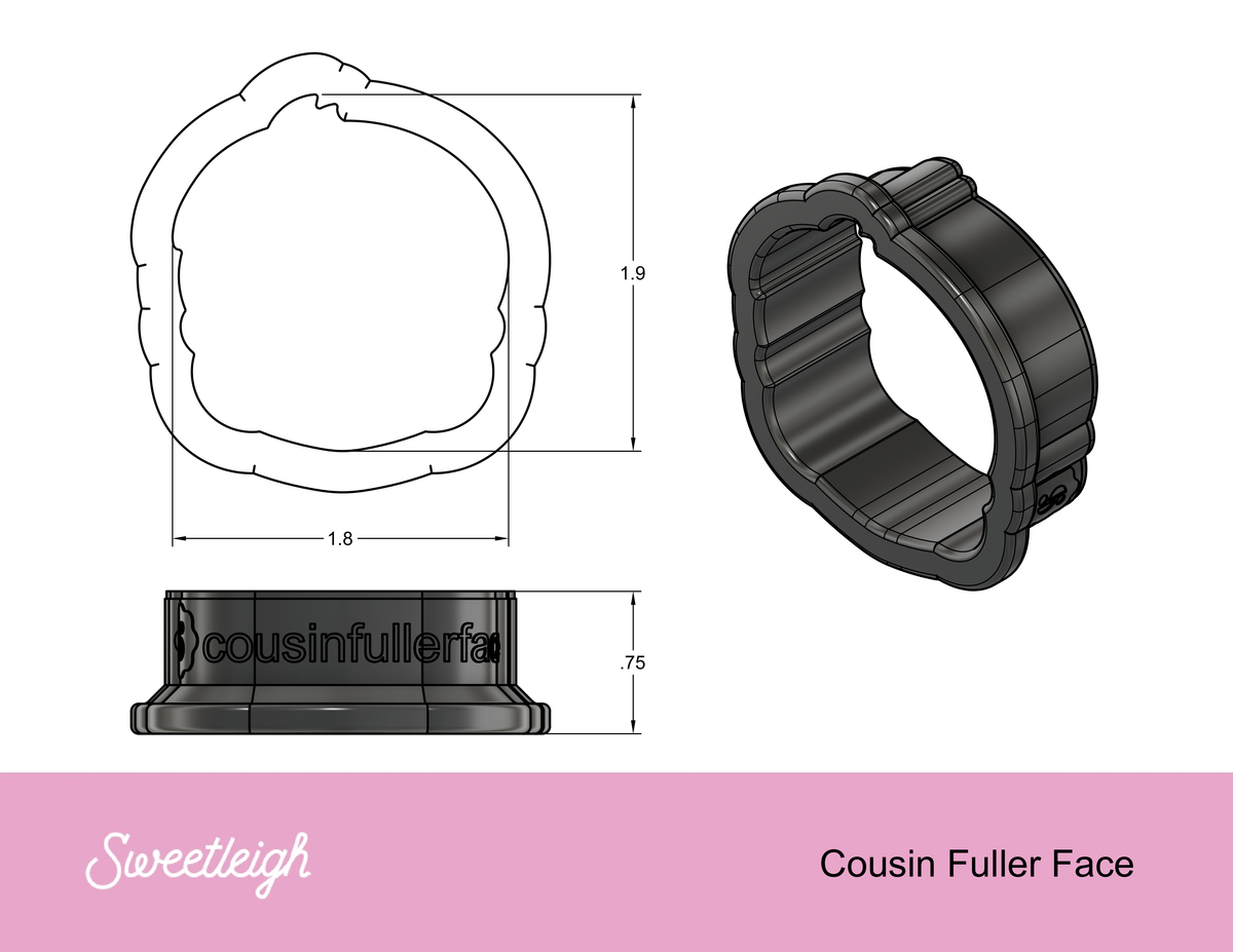 Cousin Fuller Face Cookie Cutter