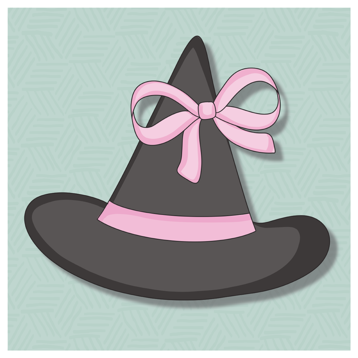 Coquette Witch Hat Cookie Cutter