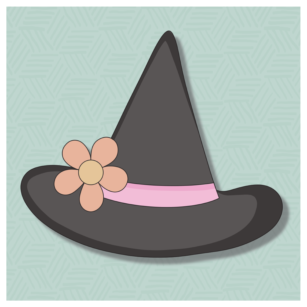 Daisy Witch Hat Cookie Cutter