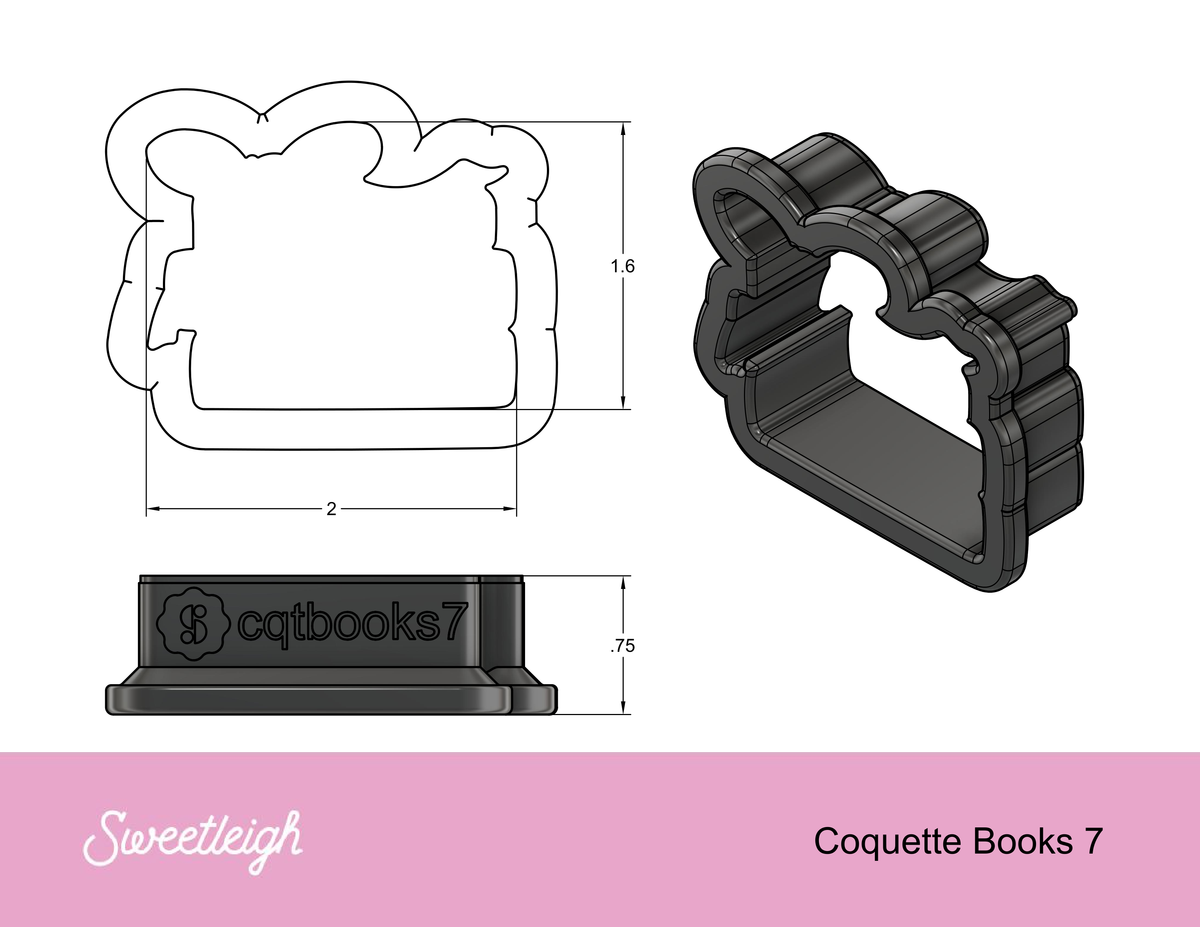 Coquette Books 7 Cookie Cutter