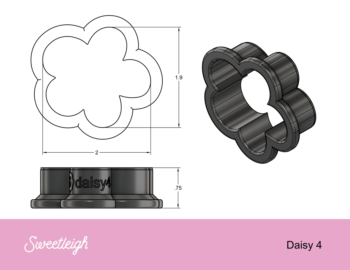 Daisy 4 Cookie Cutter