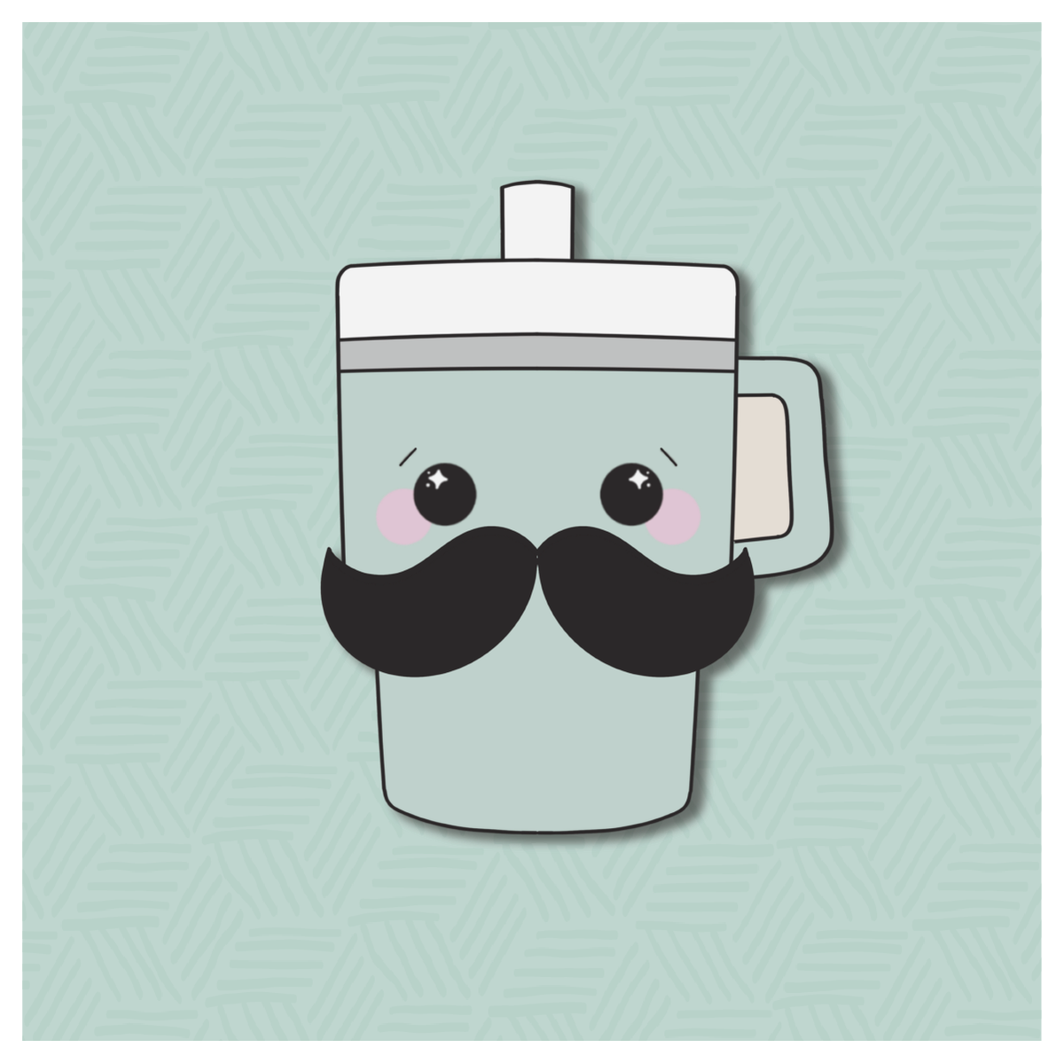 Mustache Tumbler