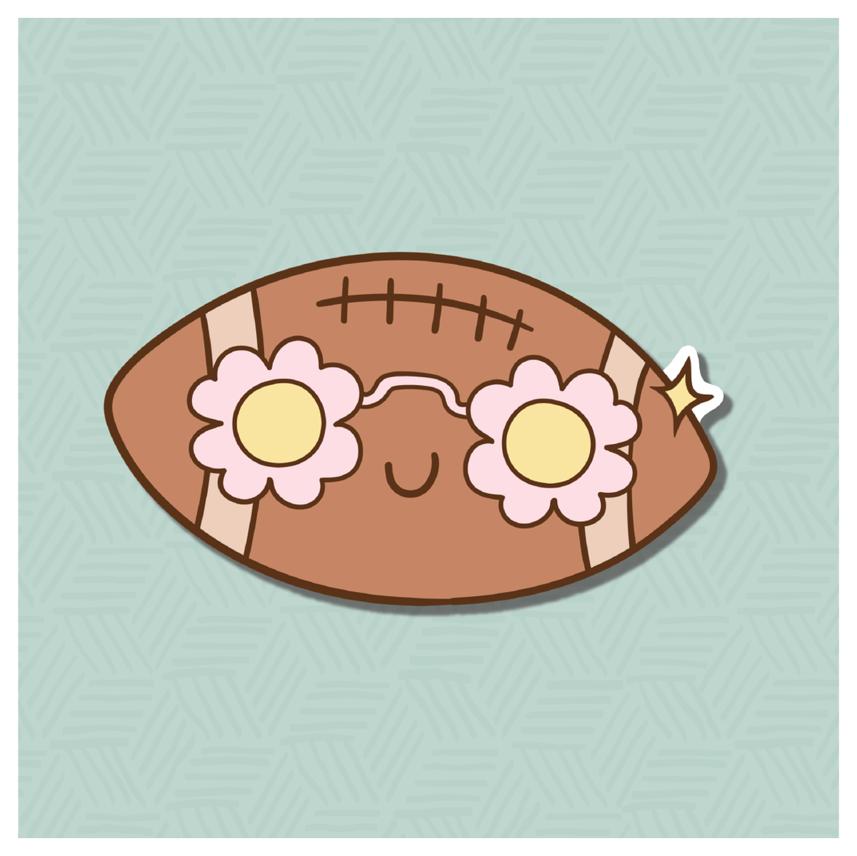 Football Cutie Cookie Cutter