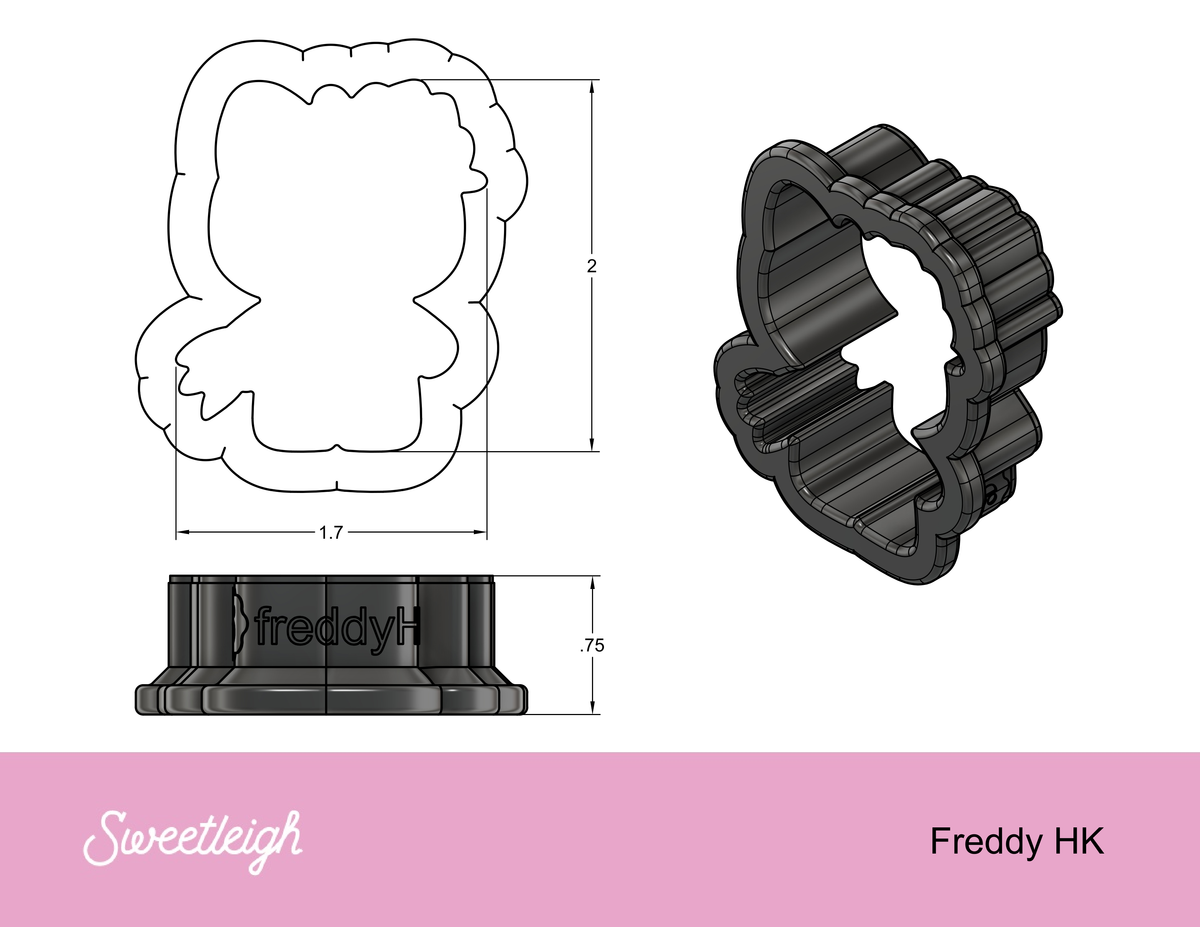 Freddy Kitty Cookie Cutter