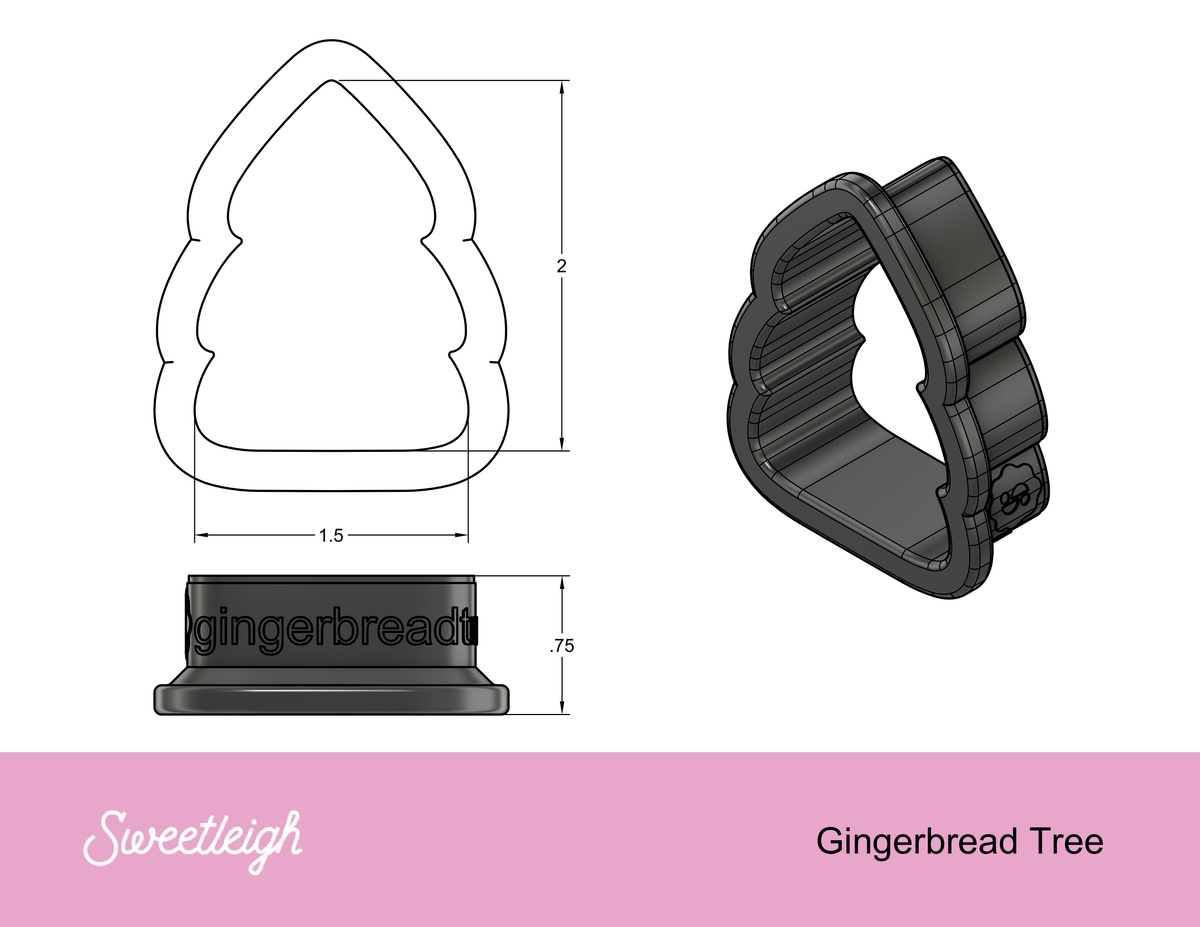 Gingerbread Tree Cookie Cutter