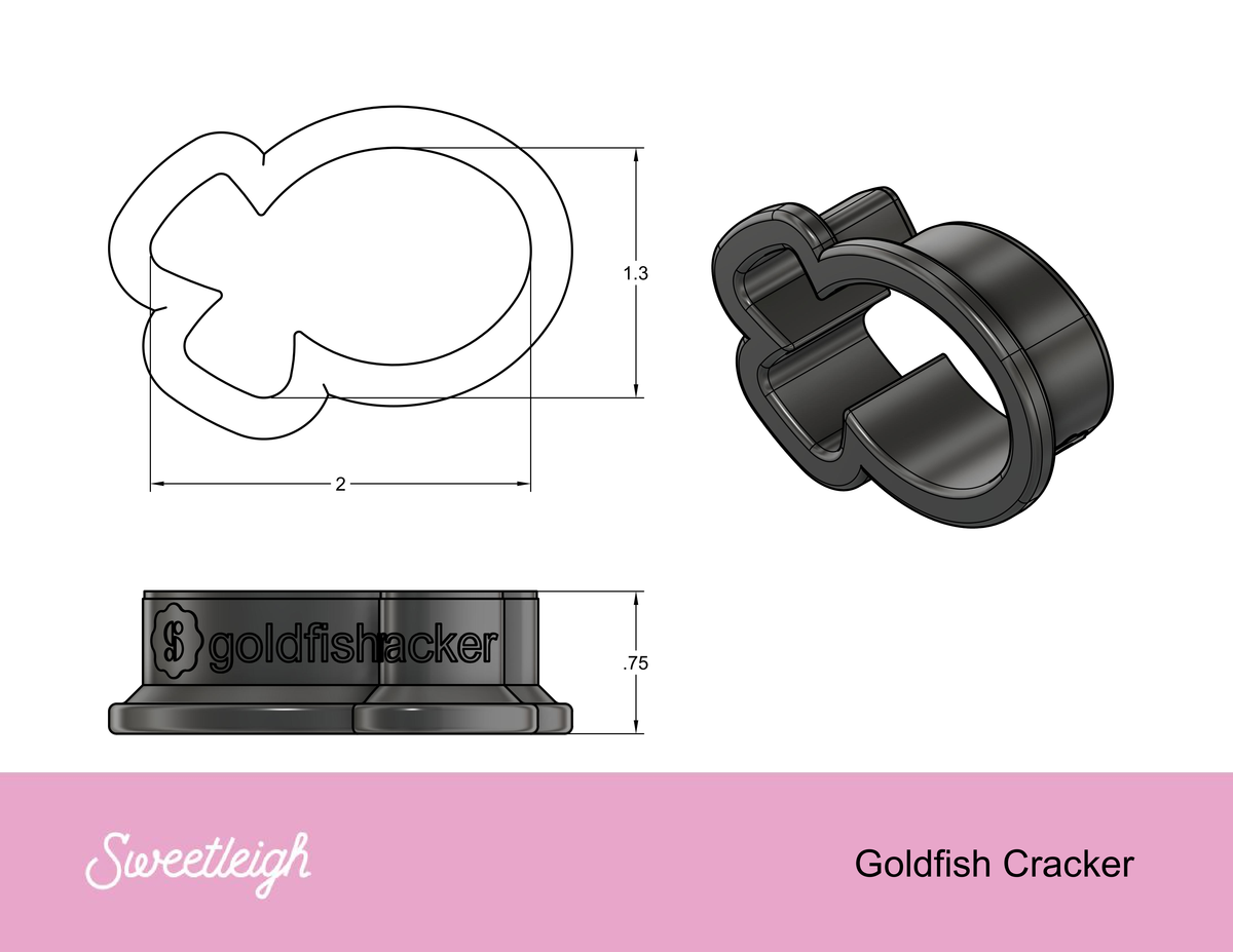 Goldfish Cracker Cookie Cutter